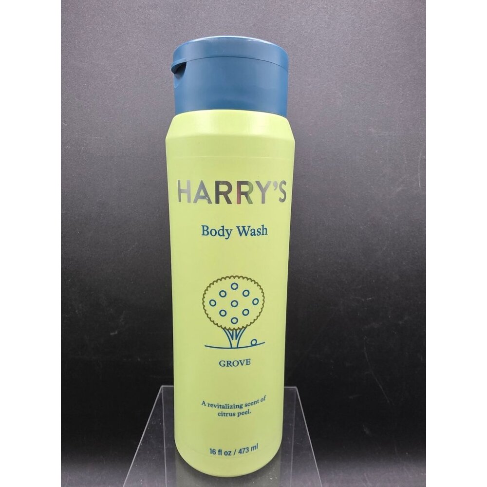 Harrys Grove Body Wash Citrus Peel Scent Gentle Formula 16 Fl Oz 473ml